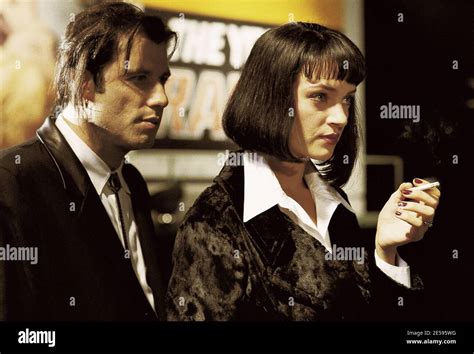 Pulp fiction travolta uma hi-res stock photography and images - Alamy