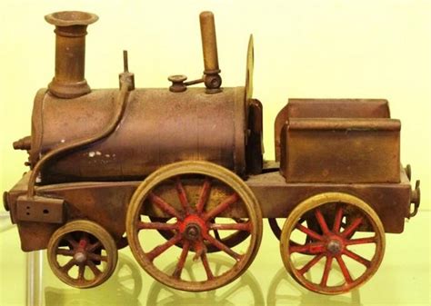 Vintage Steam Locomotive Toy Inspection - Railway Trains and Trams ...