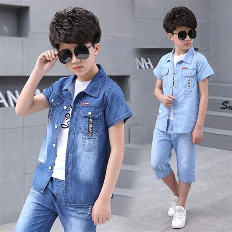 Summer 2018 boys clothes sets 3 6 8 10 15 years boy clothing set casual kids suits baby boy ...