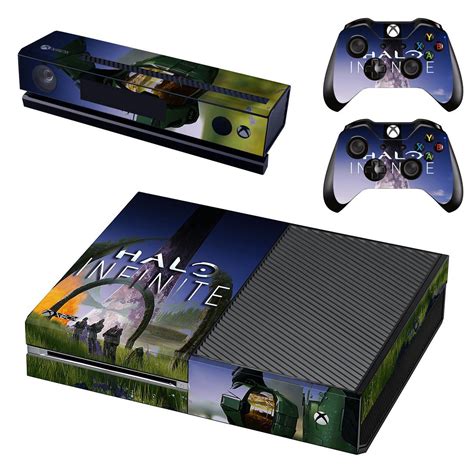 Xbox One And Controllers Skin Sticker - Halo Infinite - ConsoleSkins.co