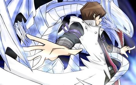 Seto and Blue Eyes White Dragon - Seto Kaiba Fan Art (22573339) - Fanpop