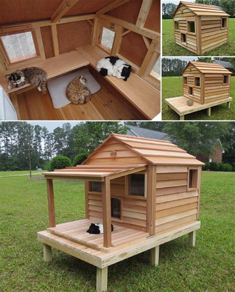 Cool Cedar Cat Cottage - CatsPlay Superstore