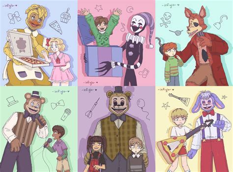 missing kids and animatronics by infiglo on DeviantArt in 2022 | Fnaf, Fnaf drawings, Fnaf funny