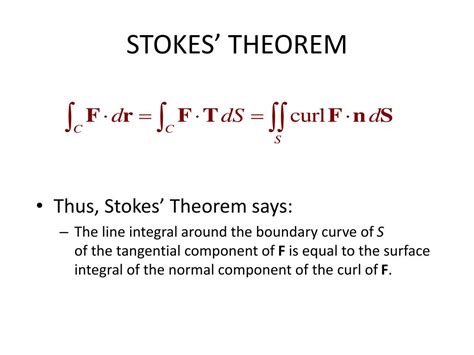 PPT - Teorema Stokes PowerPoint Presentation, free download - ID:2516301