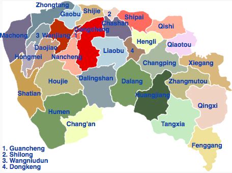 Manufacturing Sectors of Dongguan, District by District - QualityInspection.org