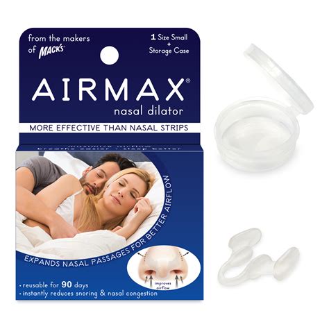 AIRMAX® Nasal Dilator for Better Sleep – Clear – Small | AIRMAX Nasal ...