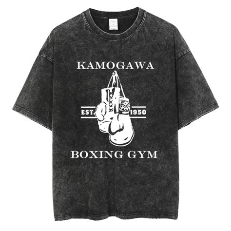 KAMOGAWA BOXING GYM Anime T-shirt - HookTab.com