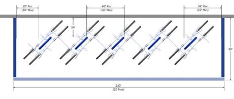 Standard Bike Parking Dimensions | Bike parking, Bike parking lot, Bike ...