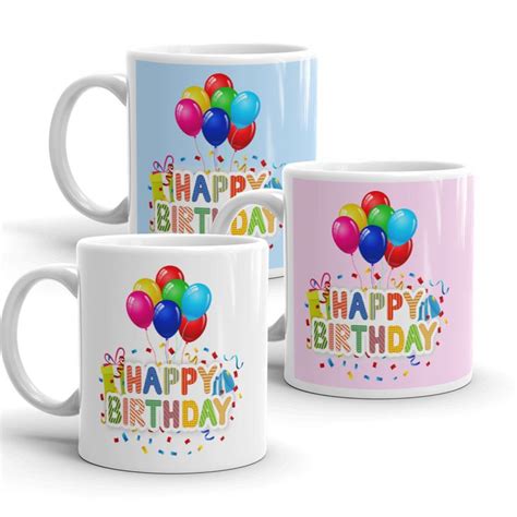 Personalised Birthday Mug - Happy Birthday Gift - 11oz Ceramic Cup ...