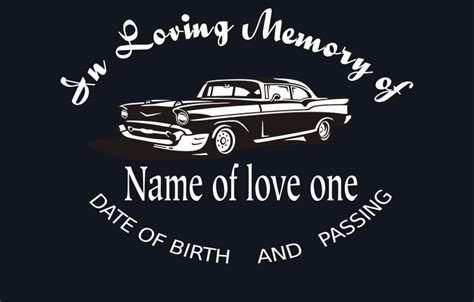 In Loving Memory Car Decal Custom Memory Auto Decal - Etsy