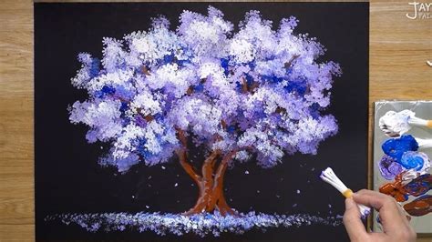 acrylic tree painting techniques - Hermina Quarles