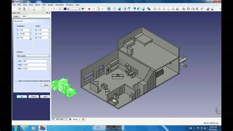 FreeCAD Merging House Intergrated Systems - YouTube