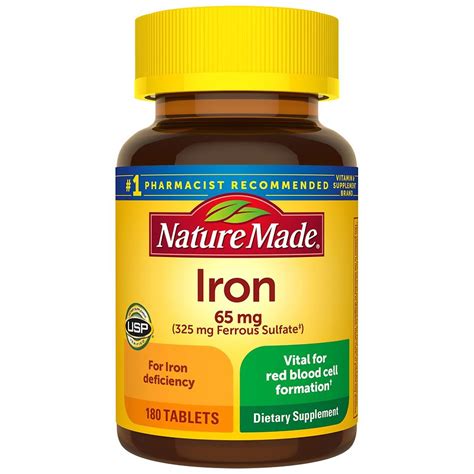 Nature Made Iron 65 mg Dietary Supplement Tablets | Walgreens