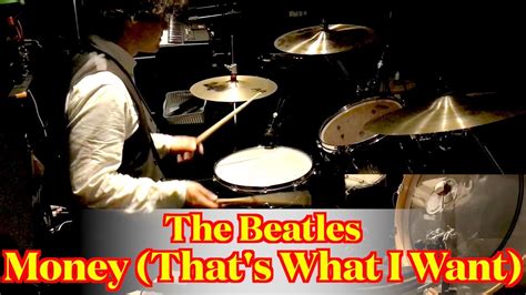 The Beatles - Money (Drums cover from fixed angle) - YouTube