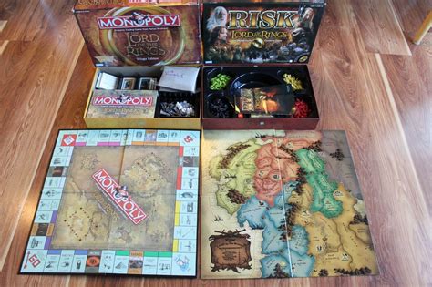 The Lord of the Rings LOTR Monopoly AND Risk Board Game Almost Complete Lot of 2 | #1989277000