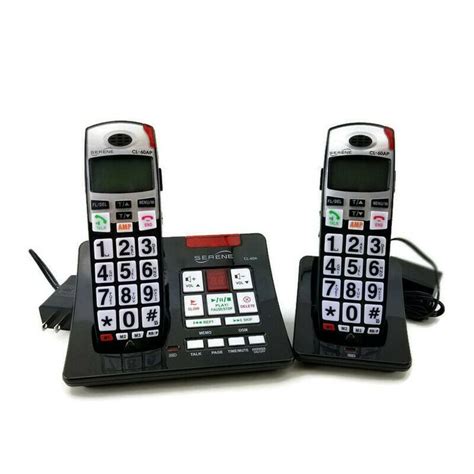 Amplified Cordless Telephone Digital Answering Machine System ...