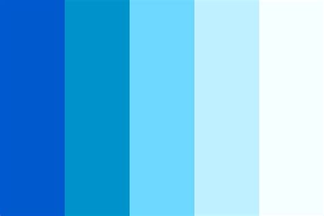 Blue Color Palette Names