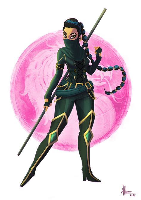 Jade - Mortal Kombat (Character redesign) by allinebp on DeviantArt