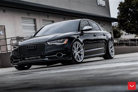 Audi S6 C7 Black Vossen VFS-6 Wheel | Wheel Front