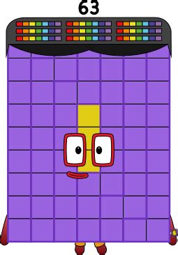 Numberblocks 63 by KonstantinMerkit on DeviantArt