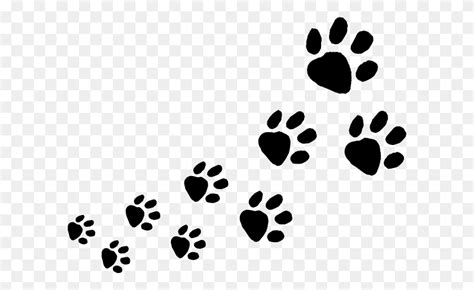 Bear Tracks Clip Art Outline - Bear Tracks Clipart - FlyClipart