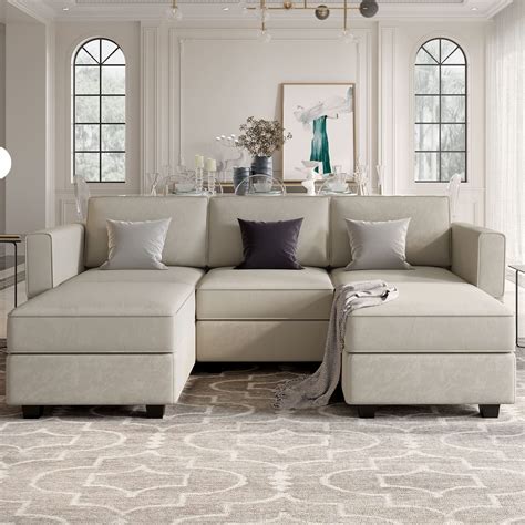 Sofa With Reversible Chaise at Carol Hassel blog