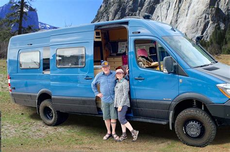 #68 Sprinter Adventure Van Conversion + High Roof + Large Refrigerator | Sprinter camper, Van ...