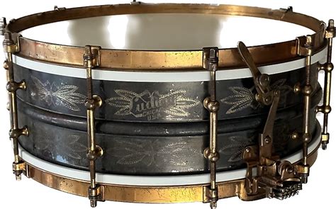 Ludwig Super-Ludwig Black Beauty Deluxe 1929 - Engraved Black | Reverb