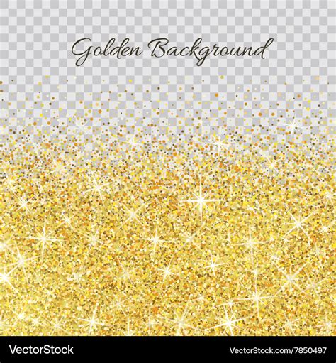 Gold glitter texture with sparkles Royalty Free Vector Image