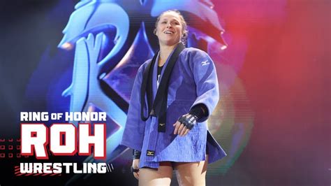 Ronda Rousey has arrived in Ring of Honor | ROH TV 11/23/23 - YouTube