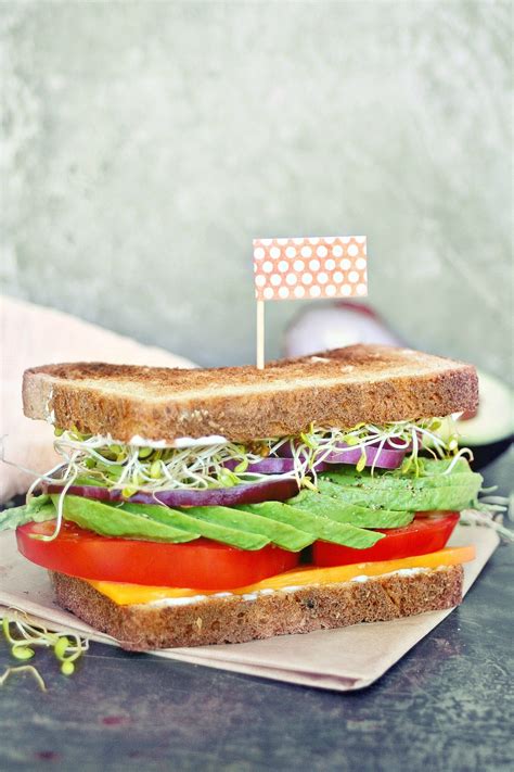 Gourmet Veggie Sandwich | Killing Thyme