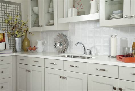 White Tin Backsplash For Kitchen – Kitchen Info