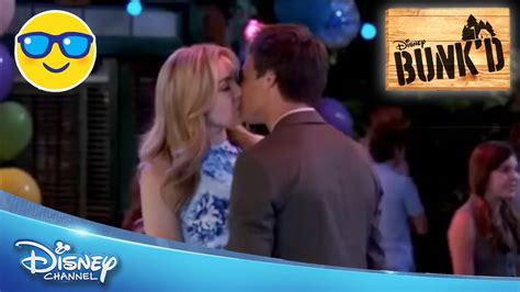 Bunk'd | Emma and Xander Kiss || Official Disney Channel US - YouTube