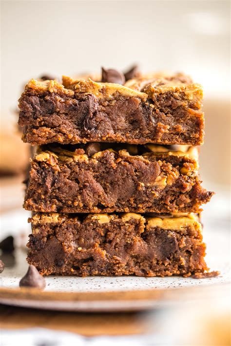 Fudgy Peanut Butter Brownies (Vegan & Gluten-Free) - From My Bowl | Recipe | Peanut butter ...