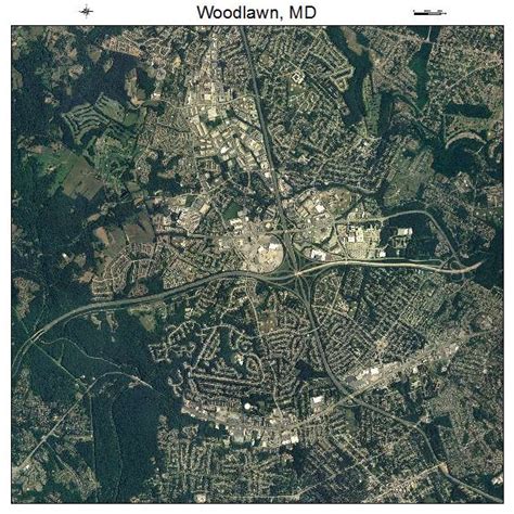 Aerial Photography Map of Woodlawn, MD Maryland