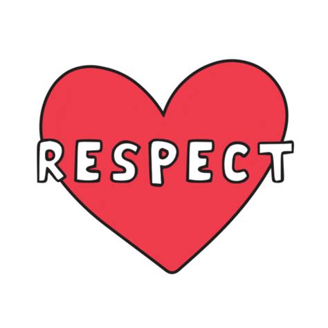 Respect Love Sticker by Martina Martian for iOS & Android | GIPHY