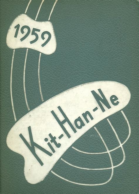 1959 yearbook from Kittanning High School from Kittanning, Pennsylvania for sale