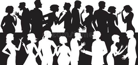 Group of talking people. Silhouettes of people talking and arguing each other , #Affiliate, # ...