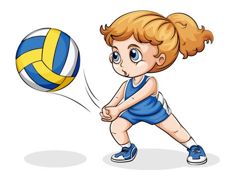 Download High Quality volleyball clipart playing Transparent PNG Images ...