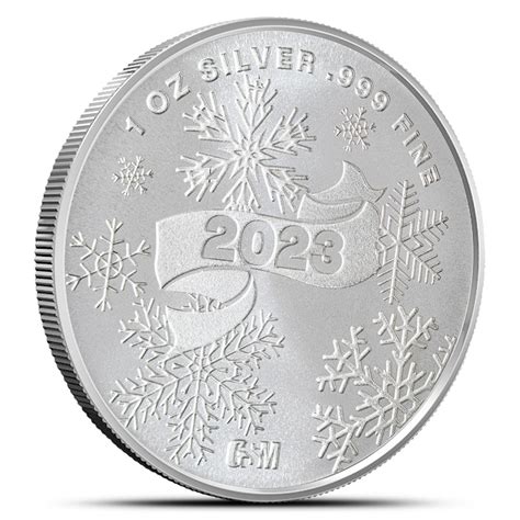 1 oz Silver 2023 Merry Christmas Santa Round New | GSM - Provident Metals™