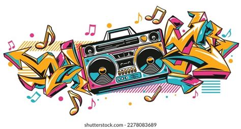 1,834 Records Music Street Art Images, Stock Photos, 3D objects, & Vectors | Shutterstock