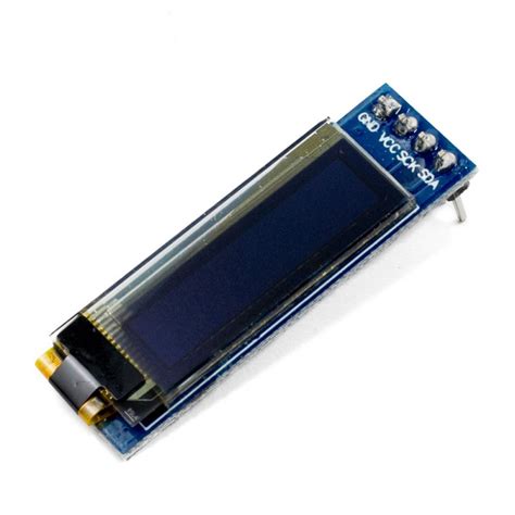 Display Oled I2C 0.91" 128*32 SSD1306 - Naylamp Mechatronics - Perú