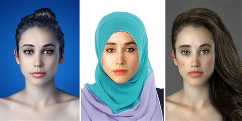 Woman Had Her Face Photoshopped In More Than 25 Countries To Compare ...