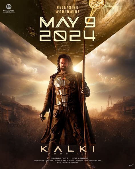 Kalki 2898 AD lead by Prabhas gets new release date, poster "Telugu ...