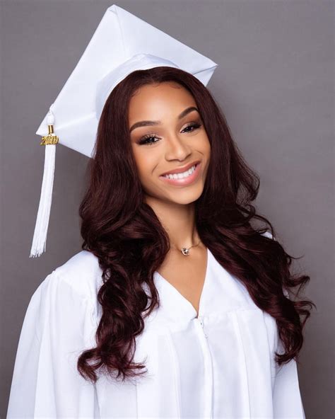 may 18, 2019💙💛 when do/did y’all graduate 🎓👀? | Senior pictures hairstyles, Hair color for black ...