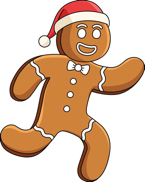 Clipart Gingerbread Man Cartoon Gingerbread Man Vector Clipart And | The Best Porn Website