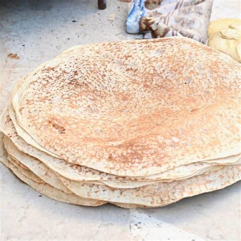 Lebanese Markouk Saj Bread - Alphafoodie