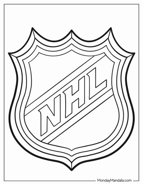 Nhl Logos Coloring Pages