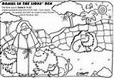 Daniel In The Lions Den Coloring Page At GetColoringscom  Free sketch template