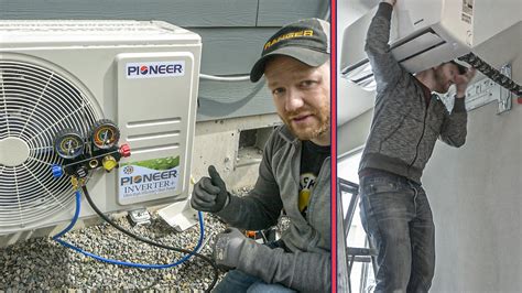 Pioneer 18K BTU Mini Split: Part 2 - Installation - YouTube